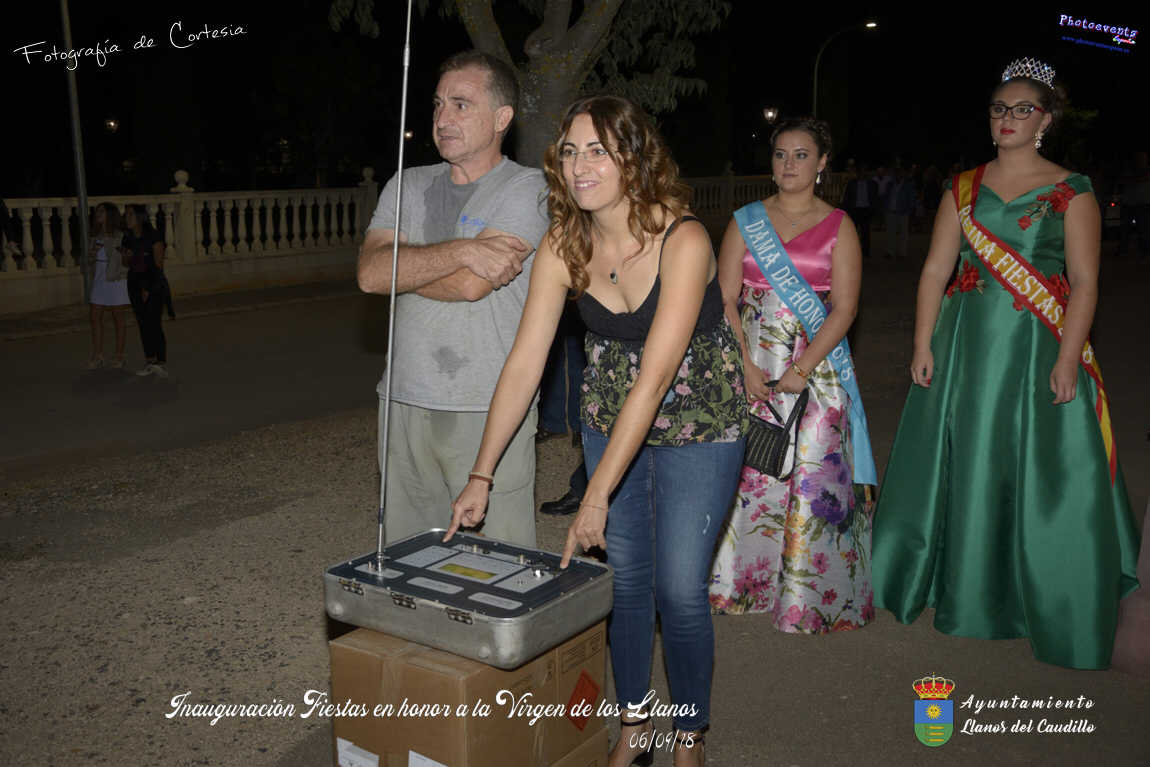 Inauguración de las Fiestas en honor a la Virgen de los Llanos