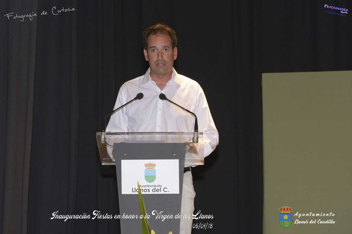 Inauguración de las Fiestas en honor a la Virgen de los Llanos
