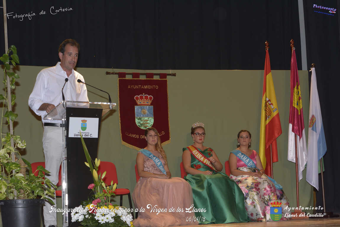 Inauguración de las Fiestas en honor a la Virgen de los Llanos