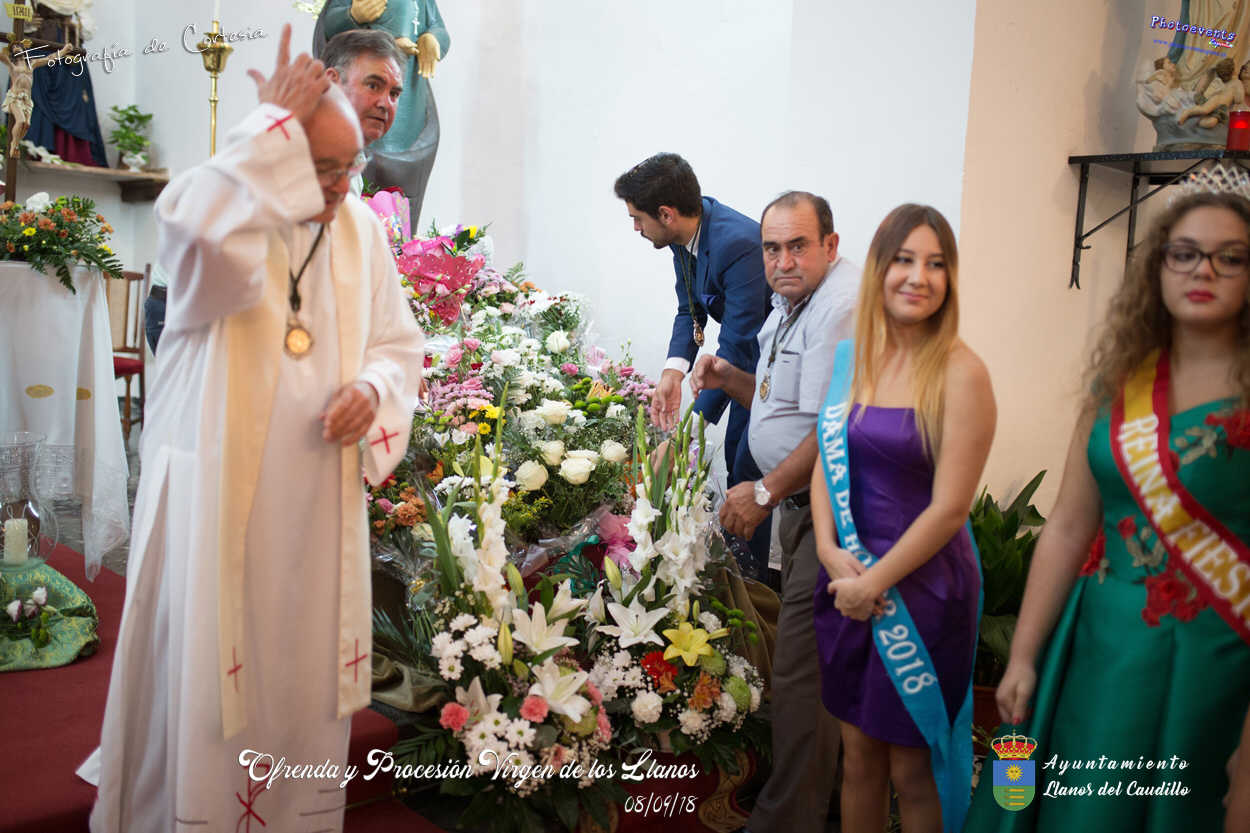 Procesión en honor a la Virgen de los Llanos