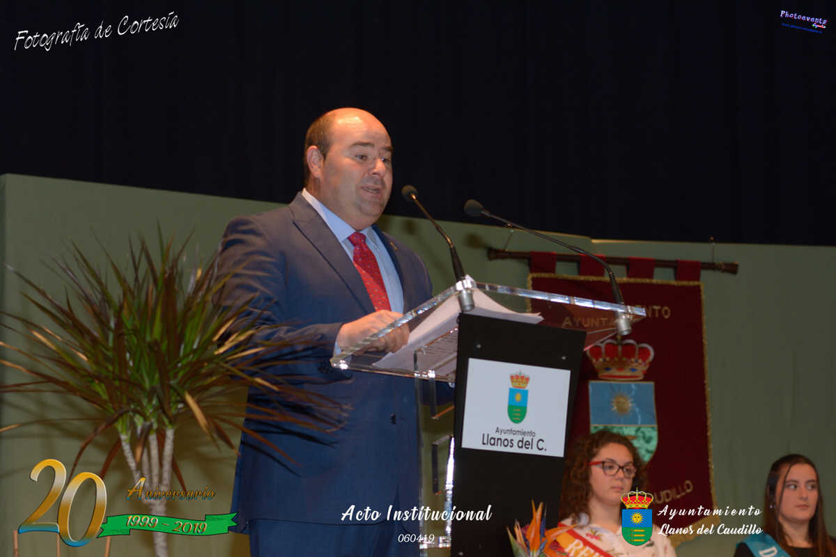 Acto institucional con motivo del 20 Aniversario de Llanos